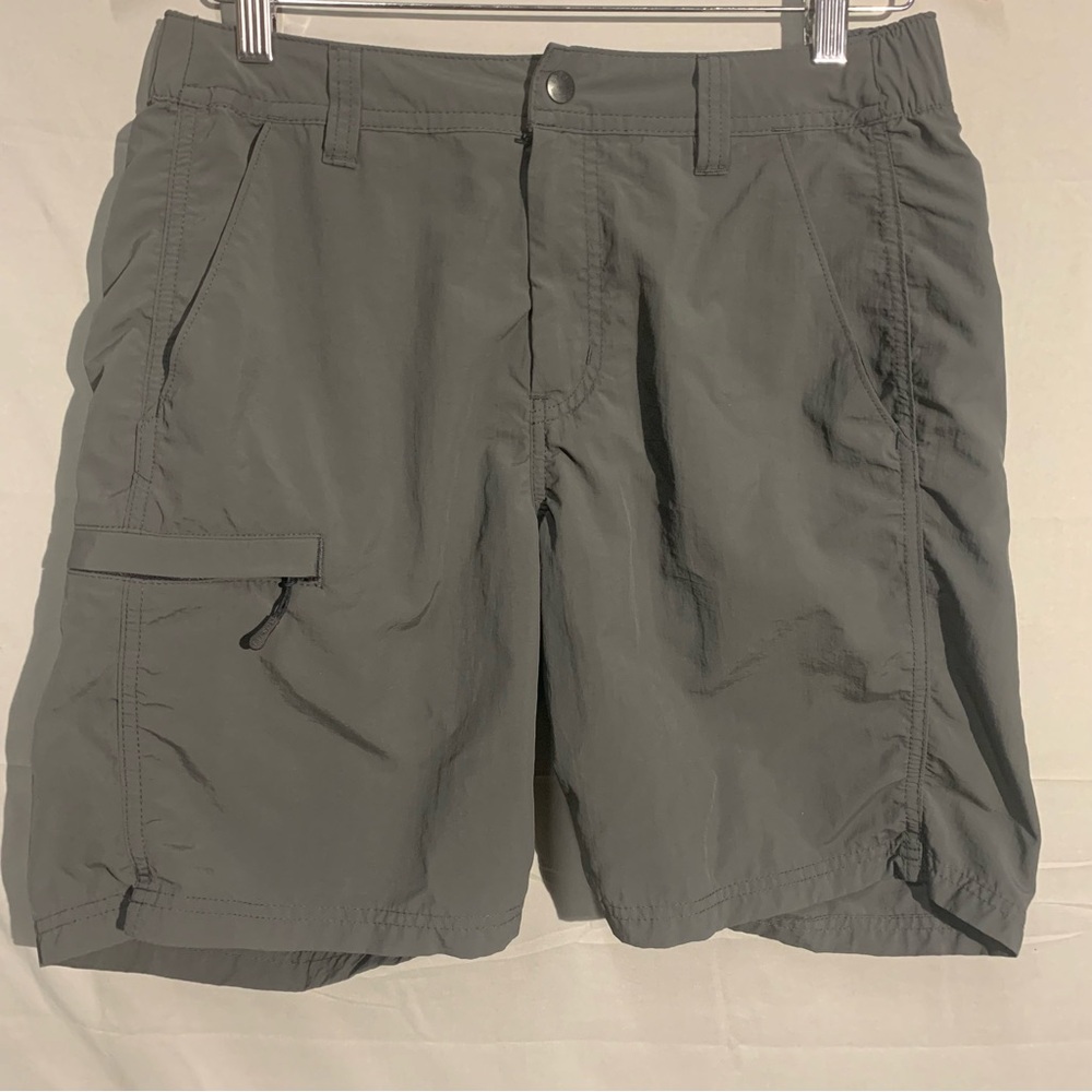 Filson Shorts Mens Small Gray Chino Button Fly Summer Zip Pockets C.C Filson
